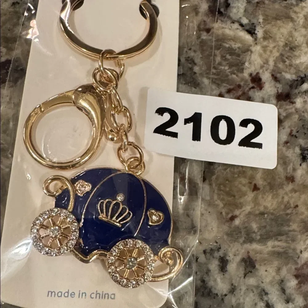 2102 Princesses Carriage Key Ring‎ & Bag Charm